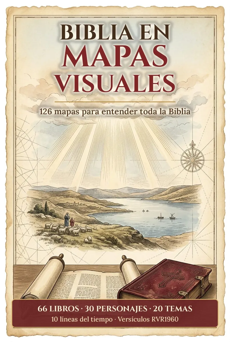 Portada de Biblia en Mapas Visuales